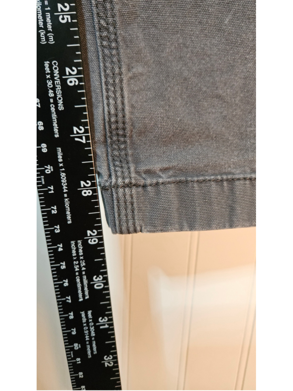 Carhartt BN2802-M Rugged Flex Double Knee Utility Work Pants Gray Relaxed Fit M - Picture 5 of 10
